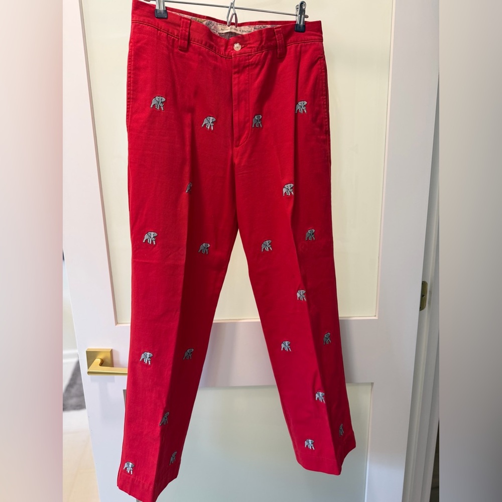 Alabama Embroidered Washed Stoned & Beaten Men's Pants